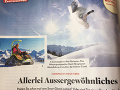 Die Zieseltour in der Schweizer Illustrierte Die Zieseltour in der Schweizer Illustrierte