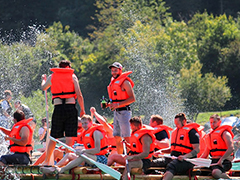 Teamevent Flossbauen Teamevent Flossbauen